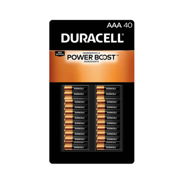 Image of Duracell CopperTop AAA Batteries with PowerBoost Ingredients, 30 count - 1 x 1.07 Kilos